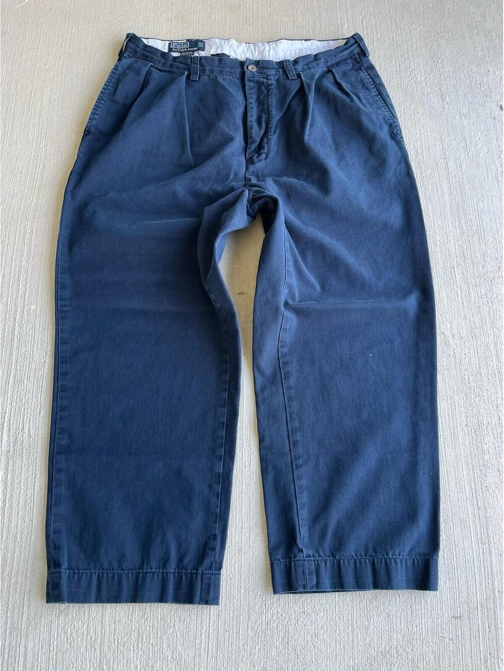 Polo Ralph Lauren Andrew Pant Pleated Chino Navy 34x29
